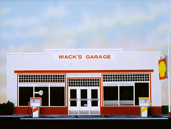 Mack's Garage, ©1991 David Thauberger